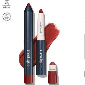TreStique Matte Lip Crayon (0.06 oz) + Balm (0.04 oz) TUSCAN WINE - NEW